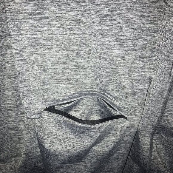 BALEAF Men's 1/4‎ Zip XXL 2XL Running Shirt Long Sleeve Pockets Gray Pullover - Picture 6 of 10